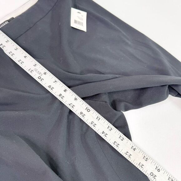 Tahari Dress pants Women 12 Black Straight Boot Cut New Career Formal New - Picture 4 of 12